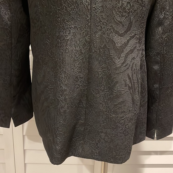 Blacker by Stanley Blacker Long with shoulder Pads Blazer - Picture 7 of 8